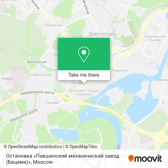 Остановка «Павшинский механический завод (Бецема)» map