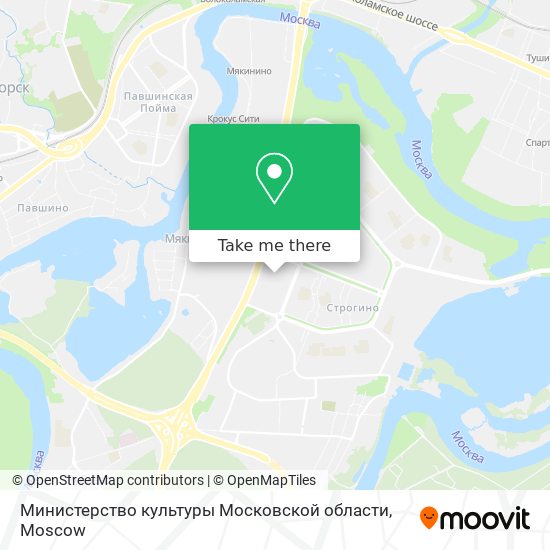 Министерство культуры Московской области map