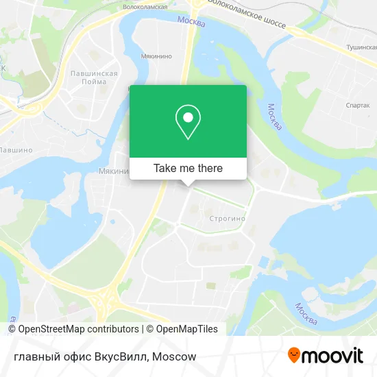 главный офис ВкусВилл map