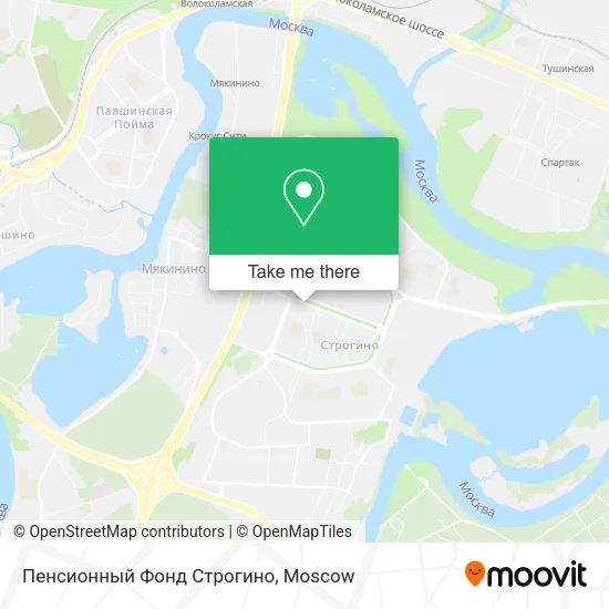 Пенсионный Фонд Строгино map