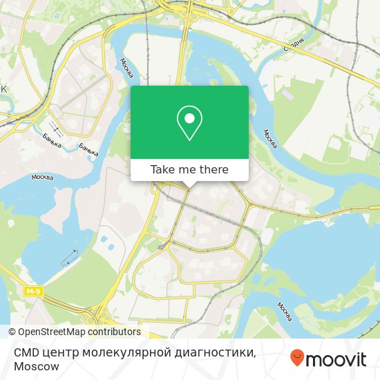 CMD центр молекулярной диагностики map