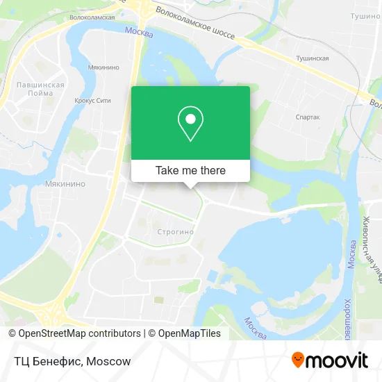 ТЦ Бенефис map