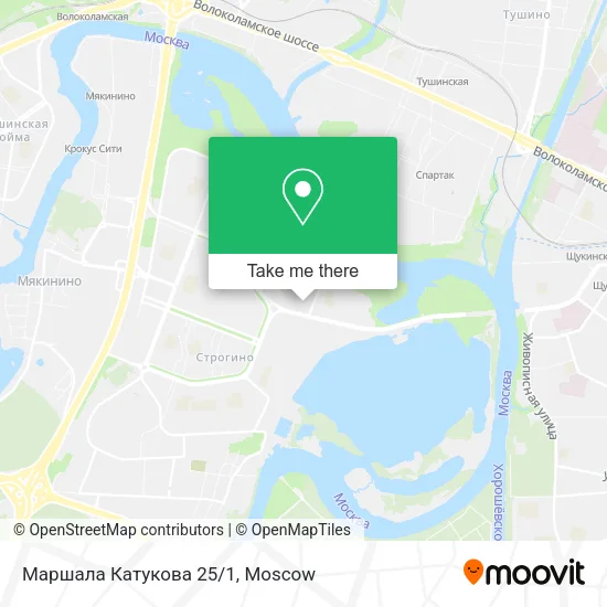 Маршала Катукова 25/1 map