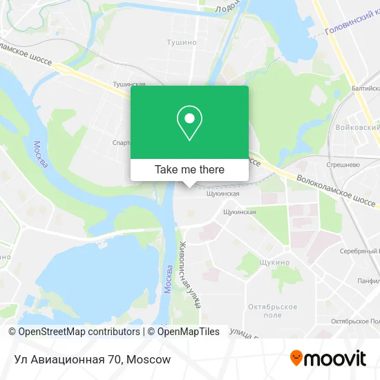 Ул Авиационная 70 map