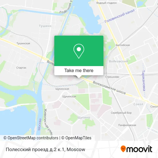 Полесский проезд д.2 к.1 map