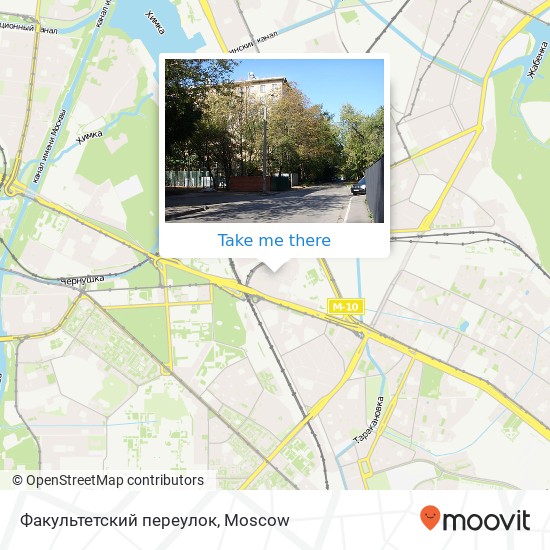 Факультетский переулок map