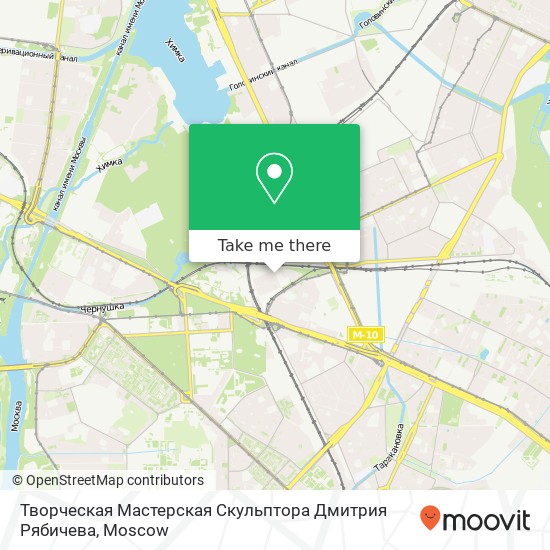 Творческая Мастерская Скульптора Дмитрия Рябичева map