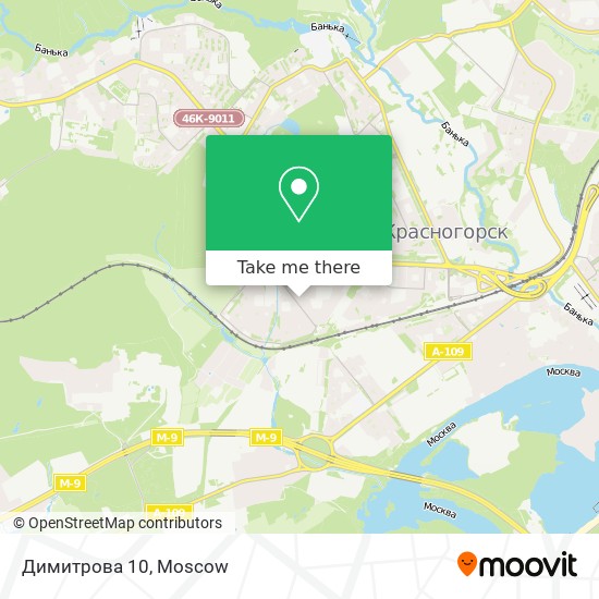 Димитрова 10 map