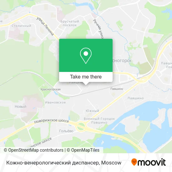 Кожно-венерологический диспансер map