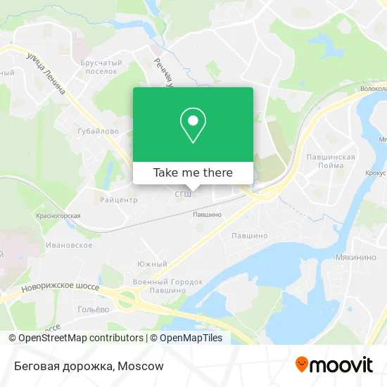 Беговая дорожка map