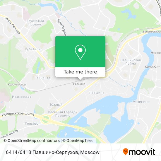 6414/6413 Павшино-Серпухов map
