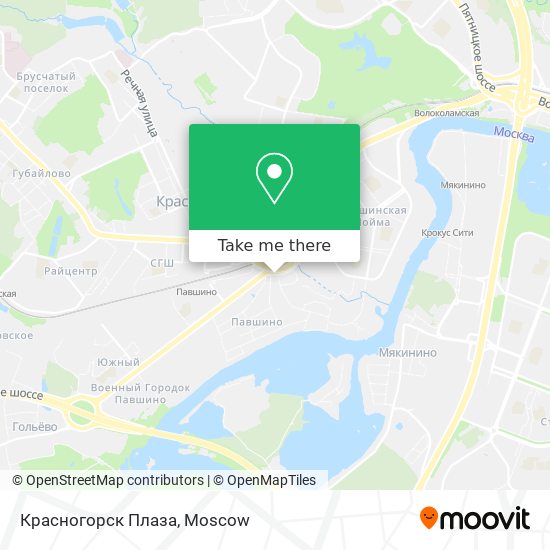 Красногорск Плаза map
