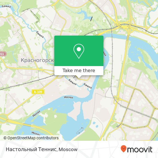 Настольный Теннис map