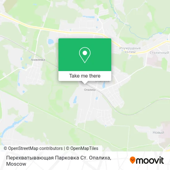 Перехватывающая Парковка Ст. Опалиха map