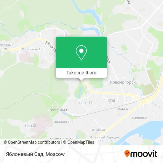 Яблоневый Сад map