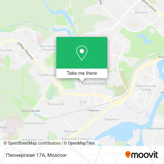 Пионерская 17А map