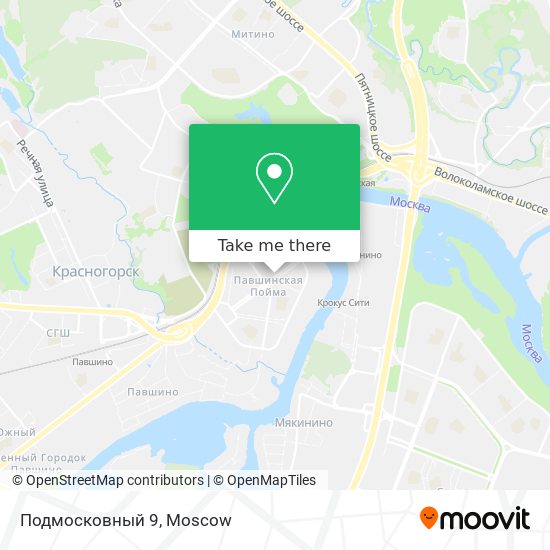 Подмосковный 9 map