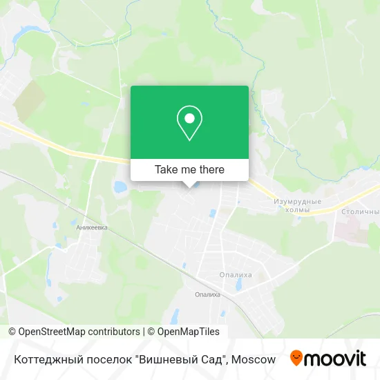 Коттеджный поселок "Вишневый Сад" map