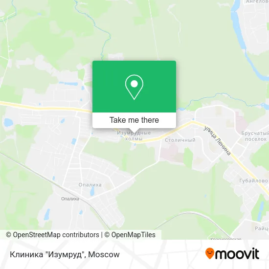 Клиника "Изумруд" map