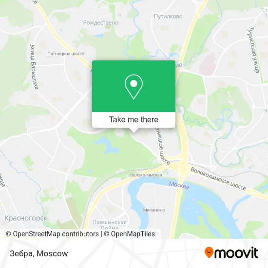 Зебра map