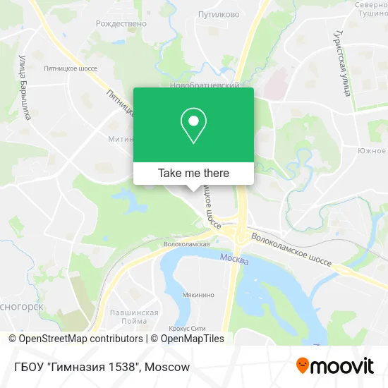 ГБОУ "Гимназия 1538" map