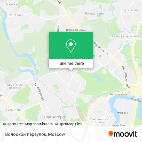 Волоцкой переулок map
