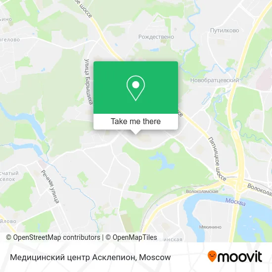 Медицинский центр Асклепион map