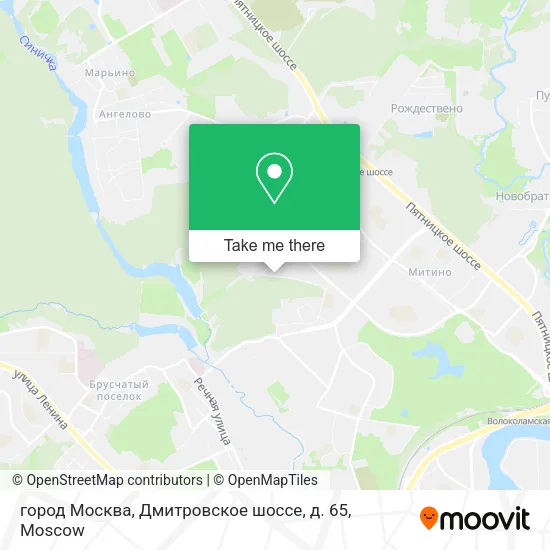город Москва,  Дмитровское шоссе, д. 65 map