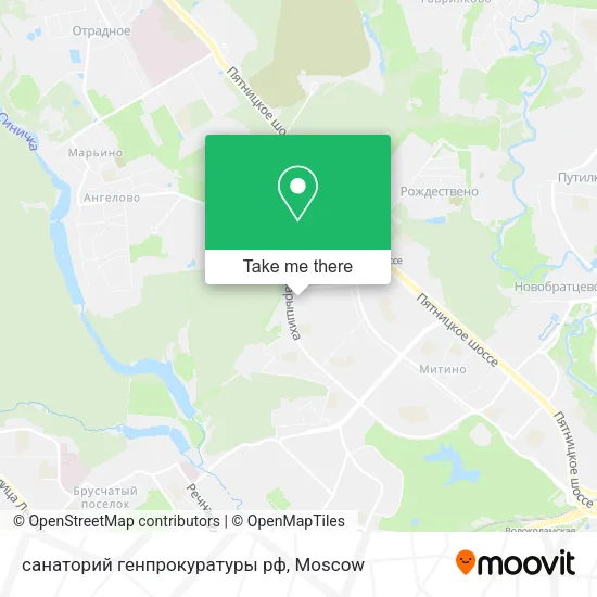 санаторий генпрокуратуры рф map