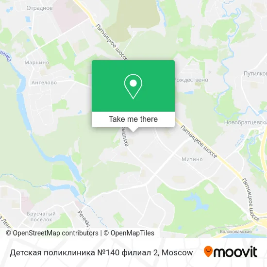 Детская поликлиника №140 филиал 2 map