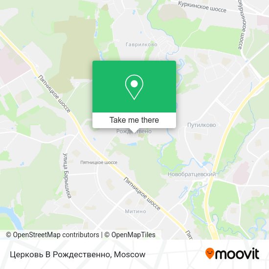 Церковь В Рождественно map