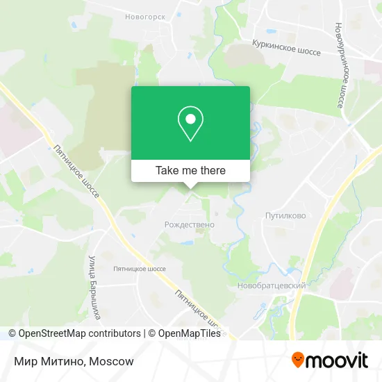 Мир Митино map