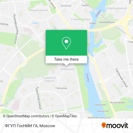 ФГУП ГосНИИ ГА map