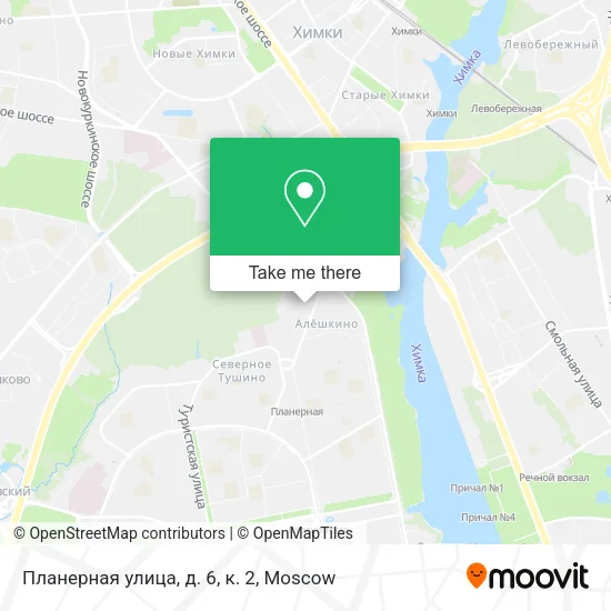 Планерная улица, д. 6, к. 2 map