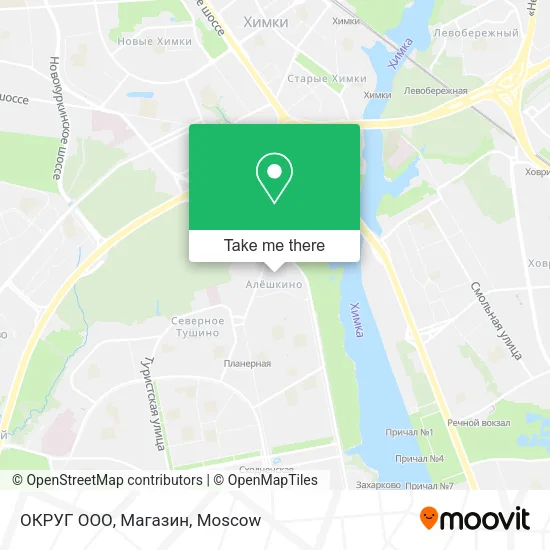 ОКРУГ ООО, Магазин map