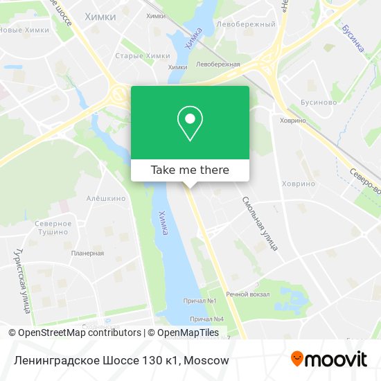Ленинградское Шоссе 130 к1 map