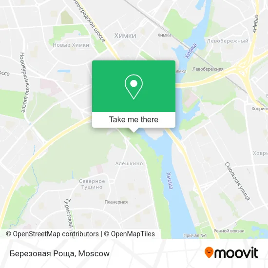 Березовая Роща map