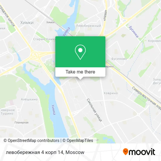 левобережная 4 корп 14 map