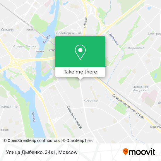 Улица Дыбенко, 34к1 map