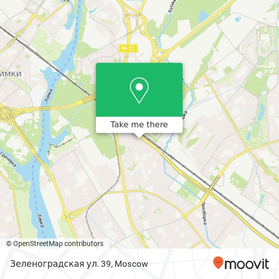 Зеленоградская ул. 39 map