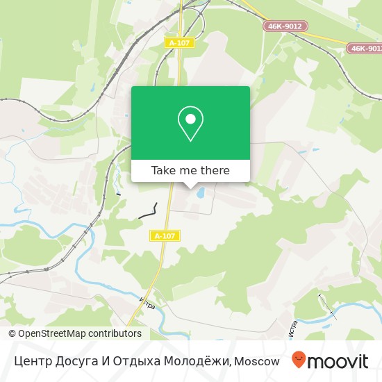 Центр Досуга И Отдыха Молодёжи map