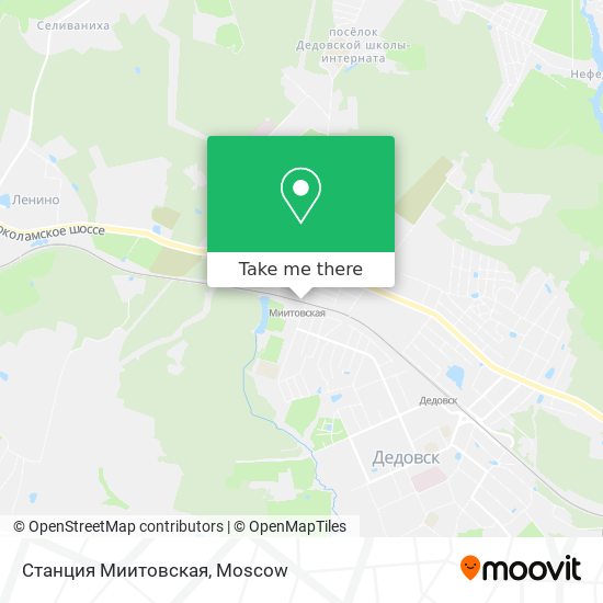 Станция Миитовская map