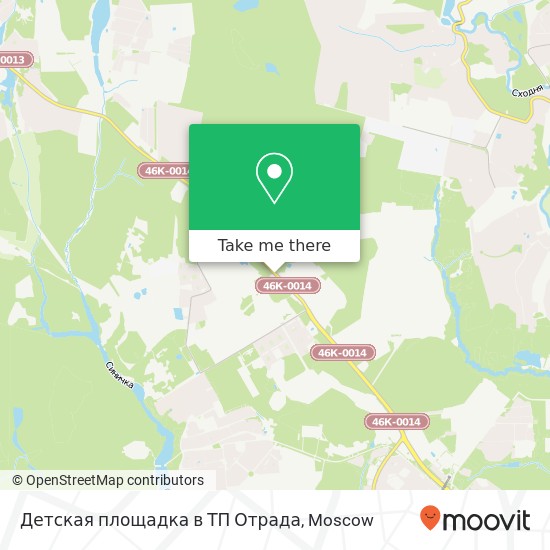 Детская площадка в ТП Отрада map