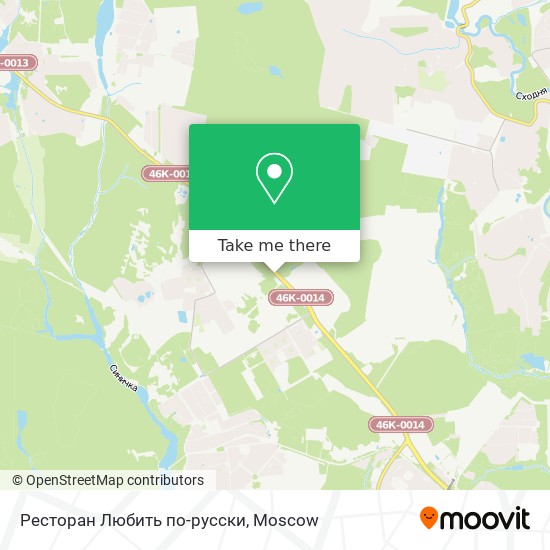 Ресторан Любить по-русски map