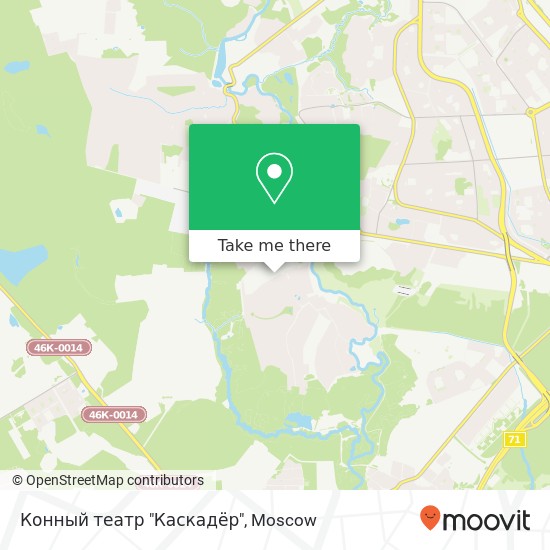 Конный театр "Каскадёр" map