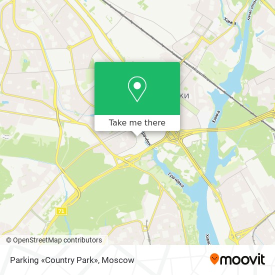 Parking «Country Park» map