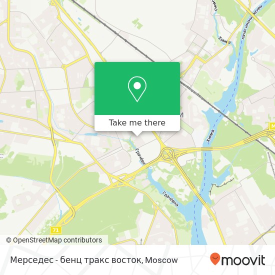 Мерседес - бенц тракс восток map