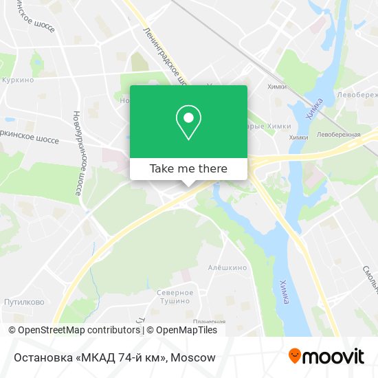 Остановка «МКАД 74-й км» map