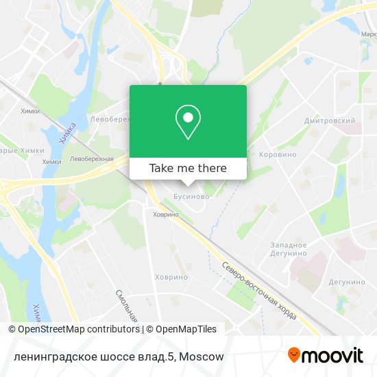 ленинградское шоссе влад.5 map