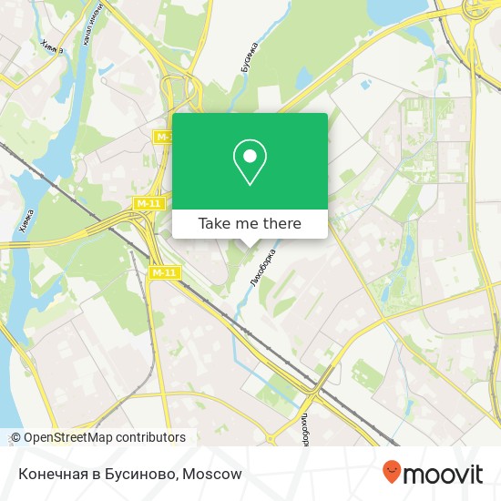 Конечная в Бусиново map